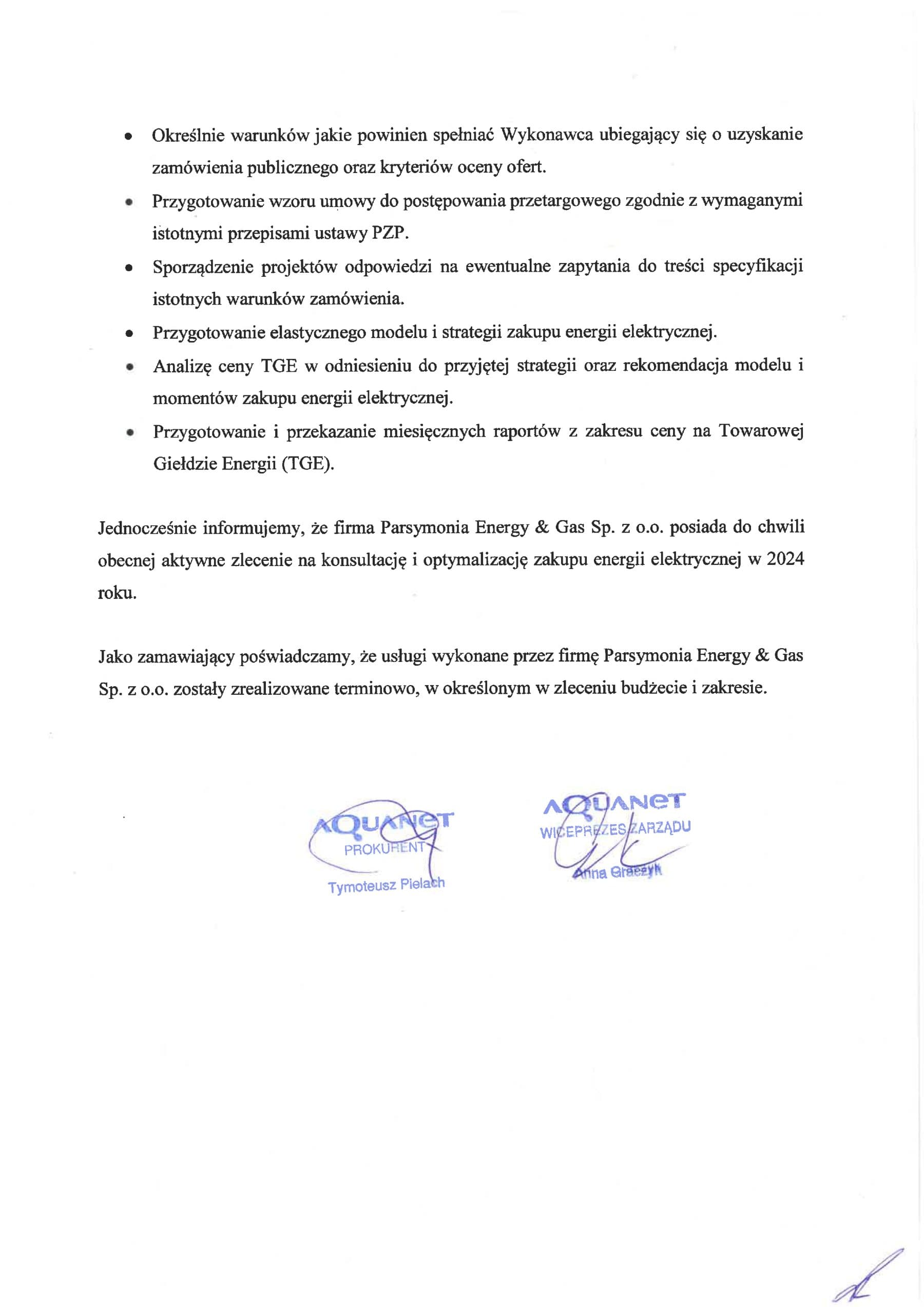 Referencja: Aquanet, strona 2