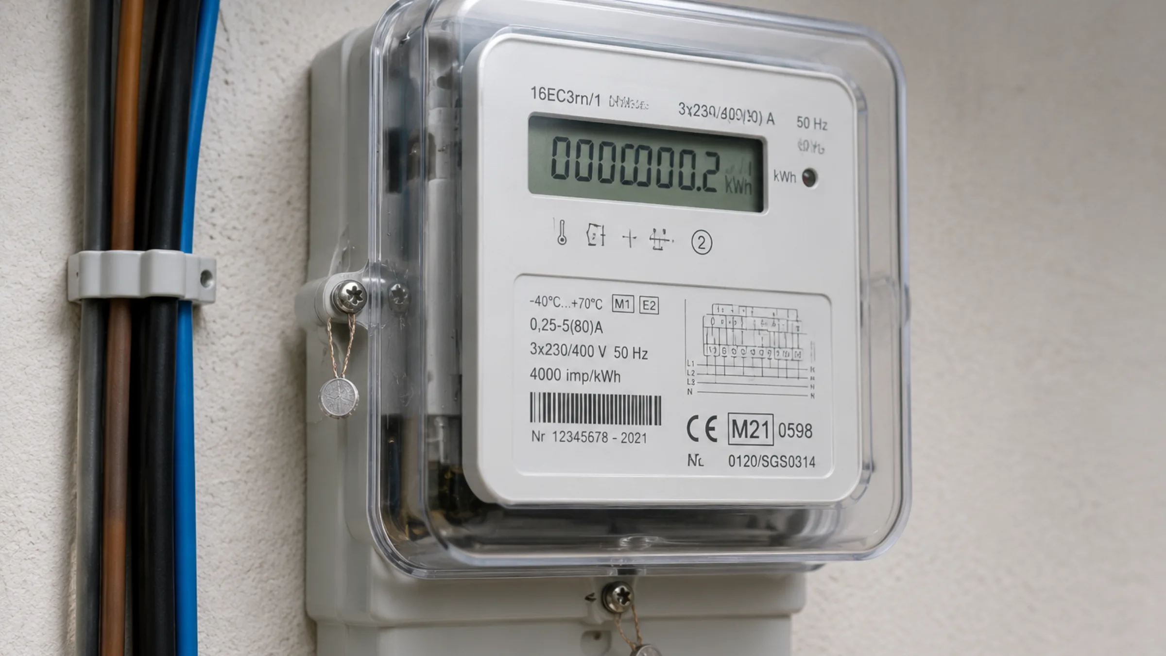 Licznik energii elektrycznej wykorzystywany do pomiaru poboru